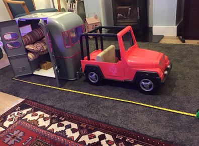 Our Generation Doll Camper Van & Jeep