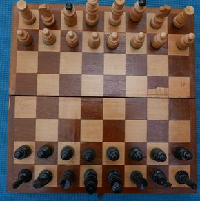 Vintage Handmade Chess Set