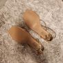 Linzi gold strappy sandals Image 4
