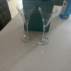 Wine glasses from Louise Kennedy / Tipperary Crystal