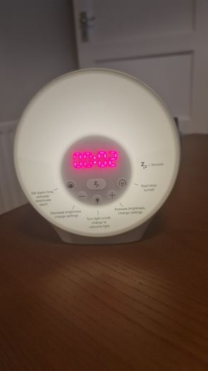 Lumie Sunrise Wake-Up Light. Alarm Clock. Brand New