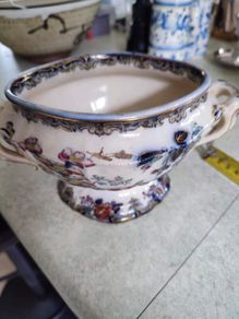 Beautiful vase flower holder estimated from the beginning of the 20th century.