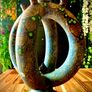 Rare Amphora Art Deco Ring Vase. Turn-Teplitz Czechoslovakia. Form 3965 Image 4
