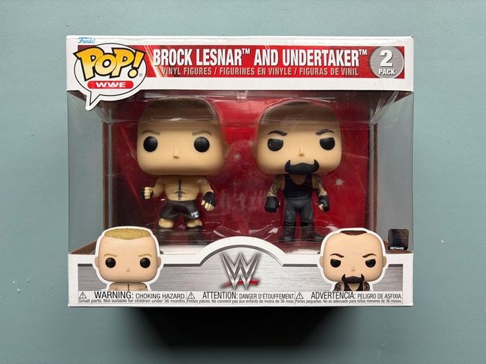 Funko Pop - Brock Lesnar and Undertaker 2 Pack - WWE Wrestling - Vinyl Action Figure