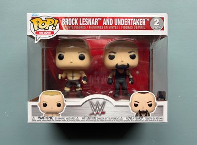 Funko Pop - Brock Lesnar and Undertaker 2 Pack - WWE Wrestling - Vinyl Action Figure