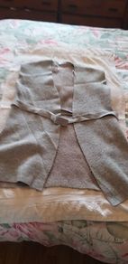 Per Una Grey Sleeveless Cardigan