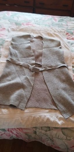 Per Una Grey Sleeveless Cardigan