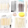 61pcs Ceramic Tools Clay Sculpting Set, Polymer Clay Tools Clay Sculpting Tools, Pottery Carving Tool for Engraving Modeling Embossing Shaping Art DIY (FREE POSTAGE) Image 4