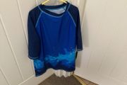 Blue T-shirt age 11/12