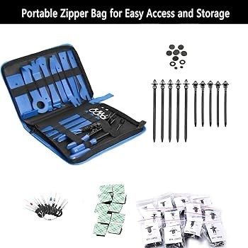 NEW SALE | Trim Removal Tool Kit, 238PcsAuto Trim Removal Tool Kit, Auto Push Pin Bumper Retainer Clip Set/Fastener Terminal Remover Tool/Car Upholstery