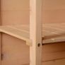 75L x 56W x115Hcm Fir Wood Garden Storage Shed w/ Shelves Wood Tone (FREE SHIPPING) Image 6
