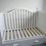 Olso Sleigh Cot Bed height adjustable Image 4