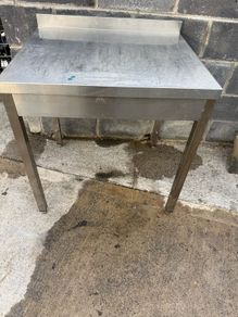 Stainless steel table