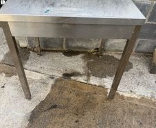 Stainless steel table