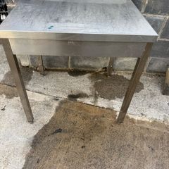 Stainless steel table