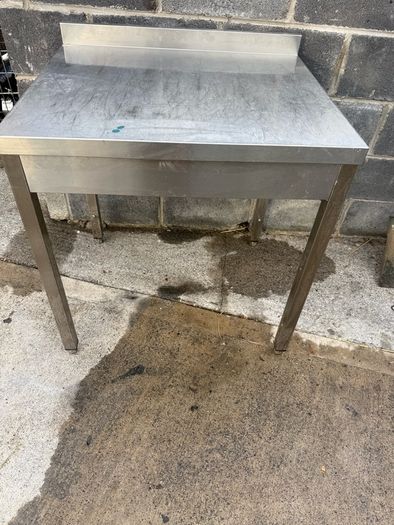 Stainless steel table