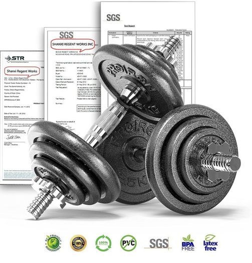20kg Cast Iron Adjustable Dumbbell Set Hand Weight with Solid Dumbbell Handles Changed into Barbell Handily Perfect for Bodybuilding Fitness Weight Lifting Training Home Gym (FREE POSTAGE)