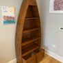 Solid wooden bookcase boat shaped Image 3