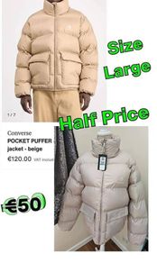 Converse jacket / Coat size Large