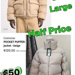 Converse jacket / Coat size Large