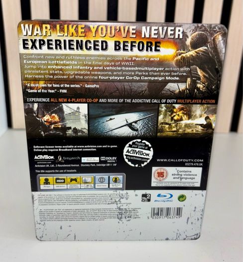 Call of Duty World at War Steelbook PS3