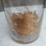 TALL Glass Gold embossed Vase Image 6