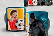Selfie with Superheroes Gift Novelty Mug