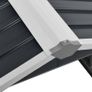 Garden Robot Lawnmower Shed, Galvanised Steel, Anthracite, 92x97x63 cm, Outdoor Tool Storage, Protective House for Robot, for Lawn and Garden, Patio Storage Shed, Weather-Resistant Image 3