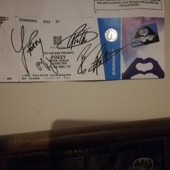 Chris Jericho Fozzy Autograph Ticket