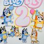 Bluey themed cake toppers Image 4