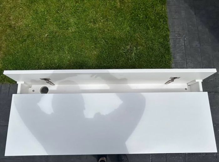 Ikea white hemnes desk with two drawers