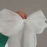 White Hair Bow - Bridal / Hen Party Image 2