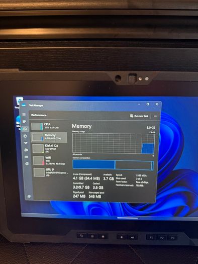 Dell Latitude 7220 Military Grade Tablet i5