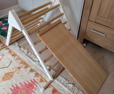 Montessori Wooden Climbing Frame with Ramp/Slide
