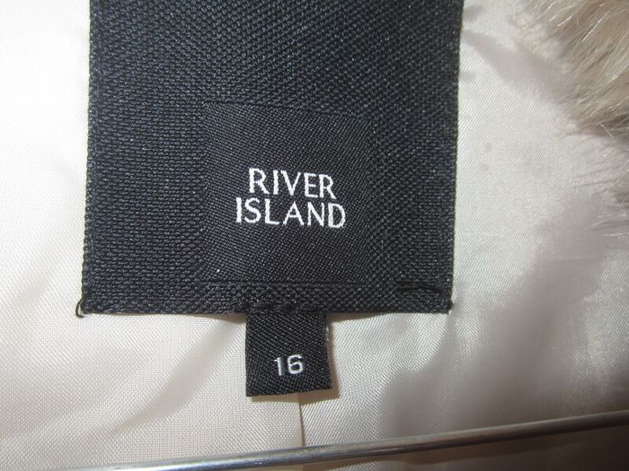 RIVER ISLAND   fur trimmed    size 16 -20