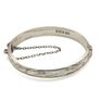 Vintage 925 Sterling Silver Childs Engraved Bangle, Birmingham 1972 Image 3