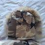 Canada Goose S mens Camouflage coat with fur Image 4