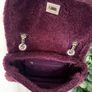 Beautiful purple and silver bag for sale Image 3
