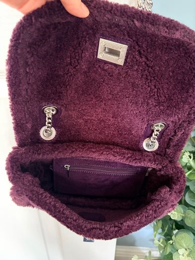 Beautiful purple and silver bag for sale
