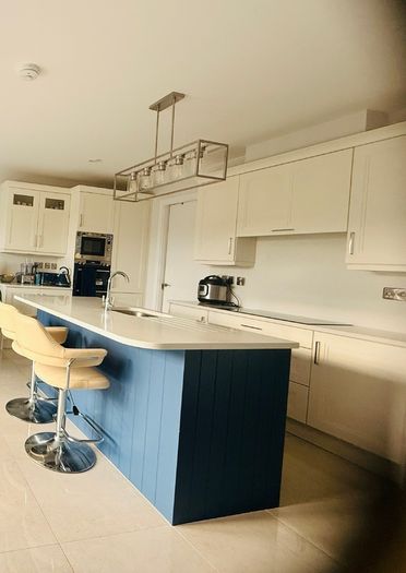 Kitchen Sink Island with Stone Worktop for Sale.
