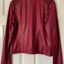 Eva Kayan Burgundy Fitted Jacket - Size 42 Image 2
