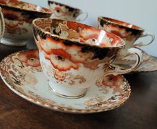 Antique Samuel radford imari part teaset