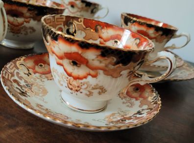 Antique Samuel radford imari part teaset