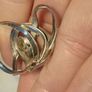 Large Vintage Unisex Sterling Silver Ring Image 10
