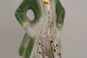 Gentleman figurine green and gold