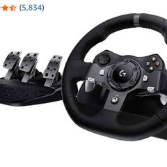 Very good gaming steering wheel