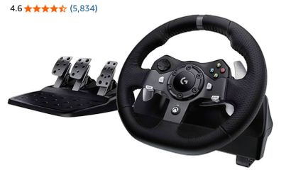 Very good gaming steering wheel