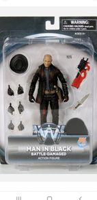 westworld Man in black battle  damaged action figure Exclusive by Diamond Select
