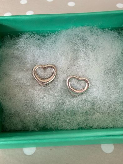 silver earrings