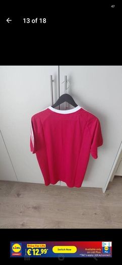 Manchester United retro addidas originals T-shirt